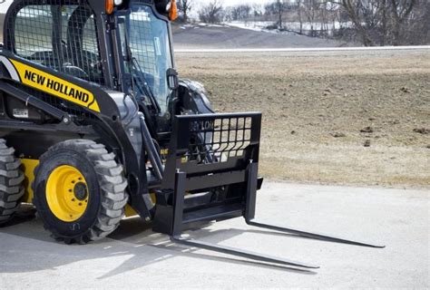 skid steer forklift capacity|aftermarket skid steer forks.